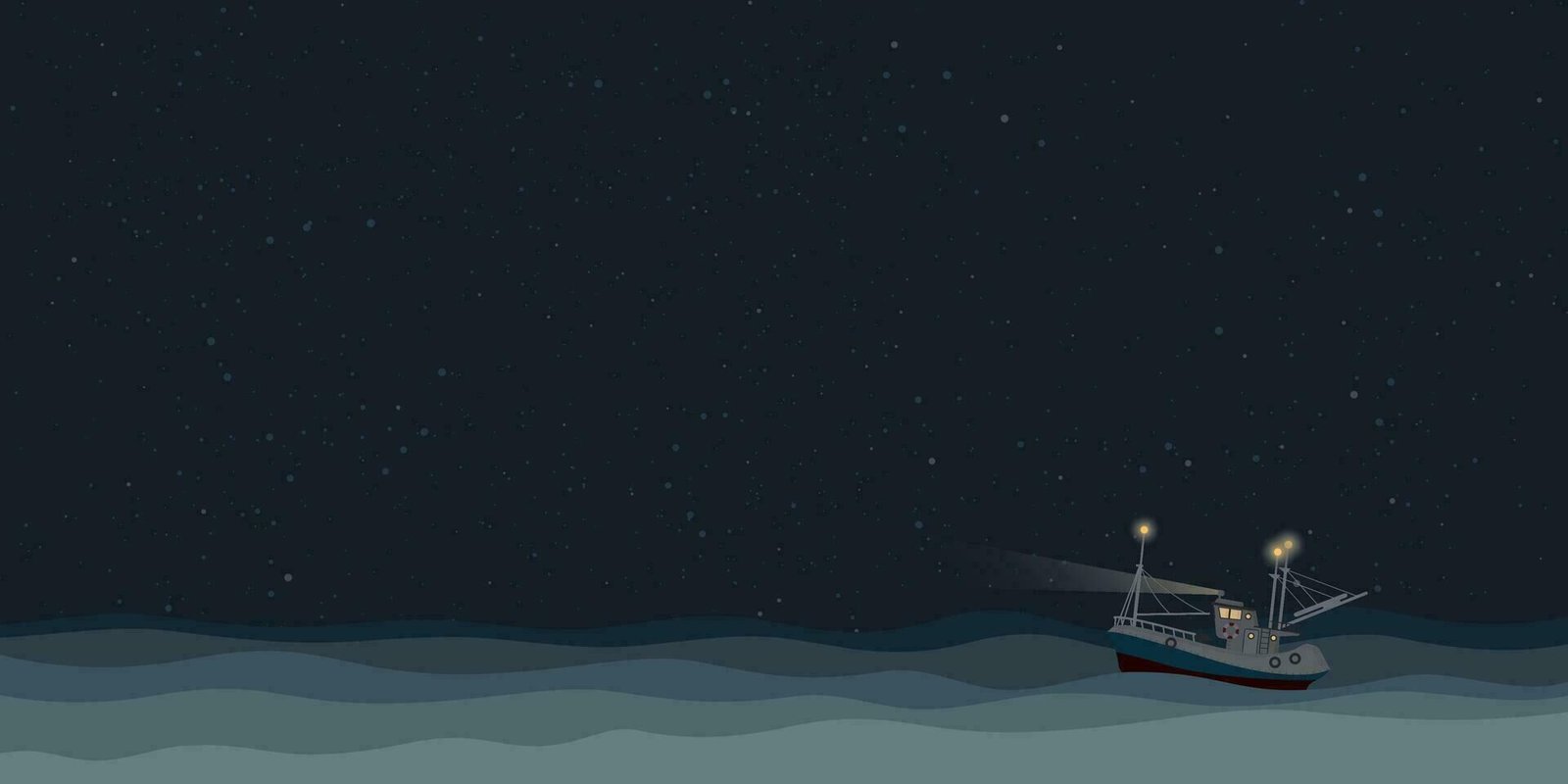 fishing-boat-on-the-sea-at-night-illustration-ocean-with-ship-star-and-night-sky-background-vector